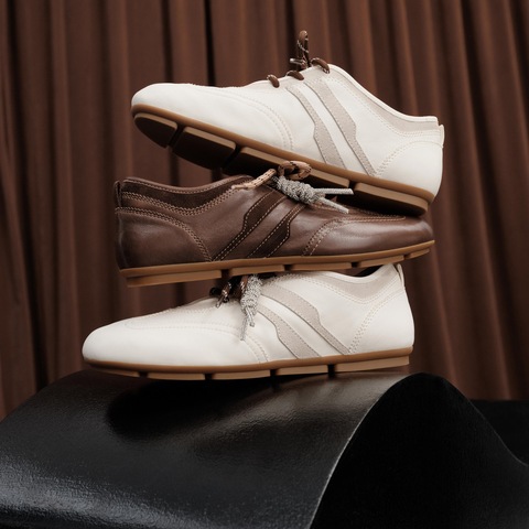 思加图2026春季新款小琴键德训鞋阿甘鞋平底鞋休闲鞋女鞋EG701AM6