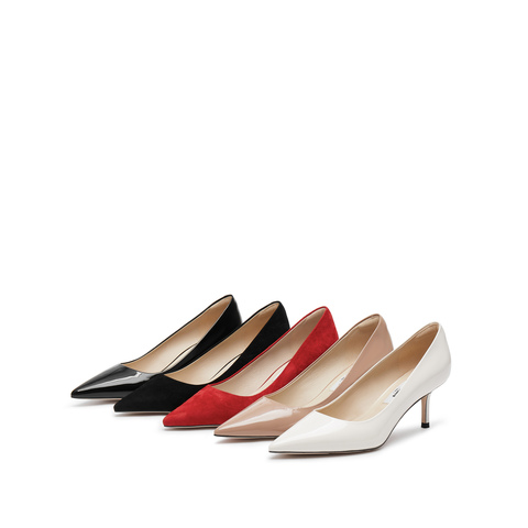 思加图2026春季新款Melody高跟鞋婚鞋浅口单鞋优雅女鞋H6508AQ6