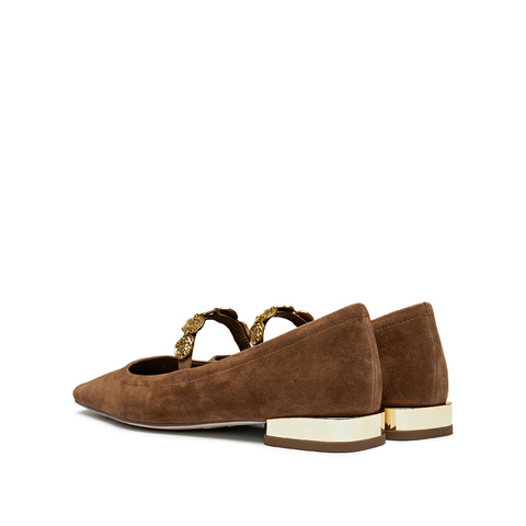 思加图2026春季新款多宝鞋玛丽珍鞋平底鞋浅口鞋法式女单鞋EWV03AQ6