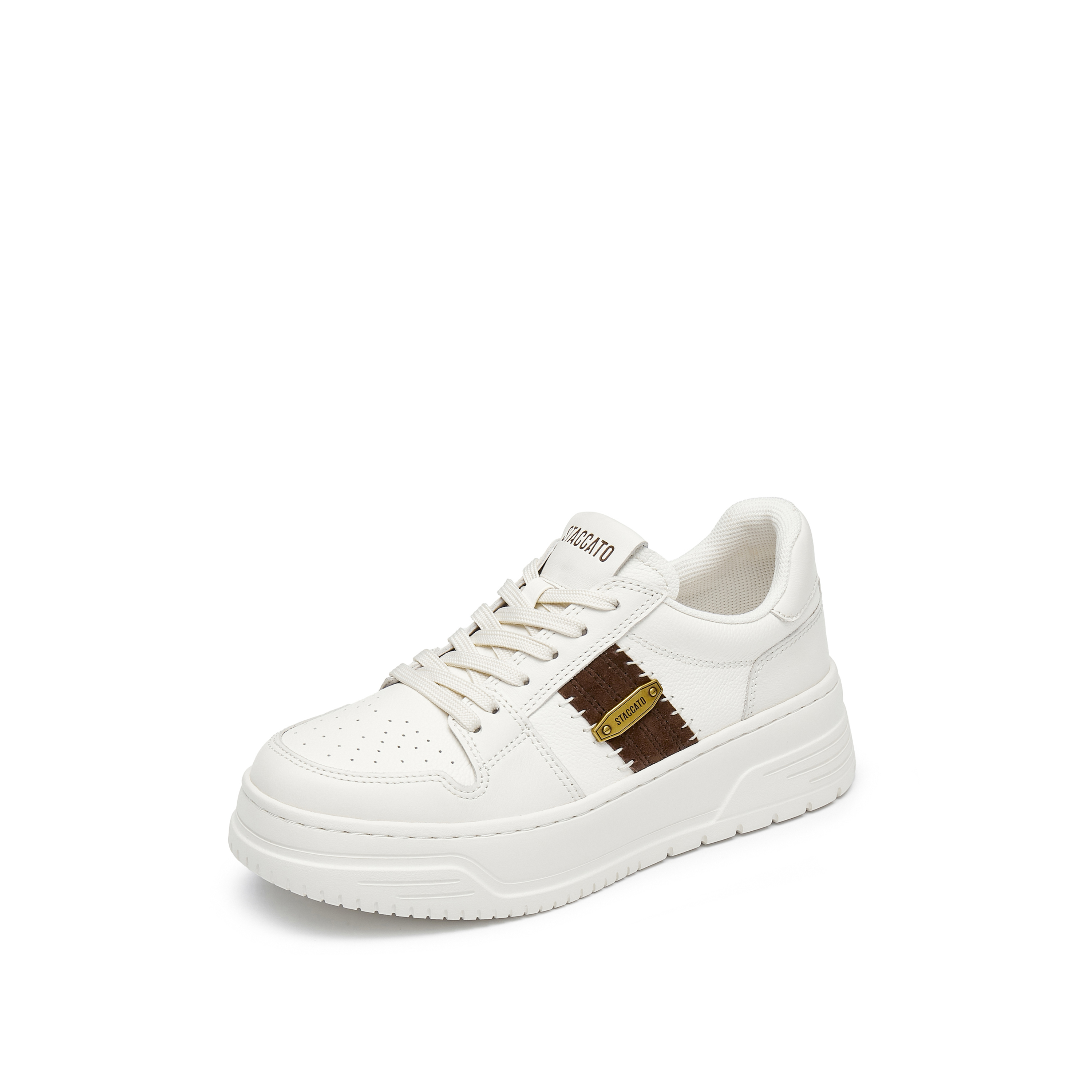 思加图2026春季新款补丁鞋厚底增高板鞋运动休闲鞋女鞋EUW06AM6