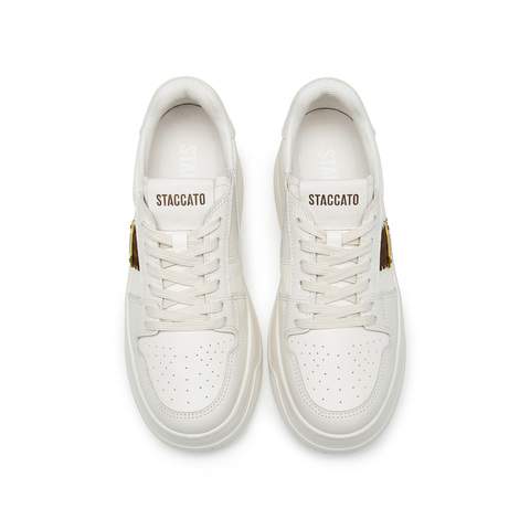 思加图2026春季新款补丁鞋厚底增高板鞋运动休闲鞋女鞋EUW06AM6