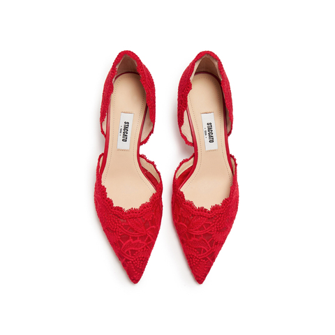 思加图2026春季新款Burano仙女鞋浅口单鞋高跟鞋女凉鞋ED334AK6