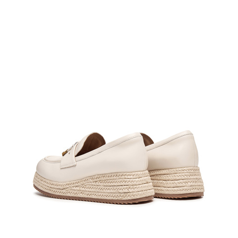 思加图2026春季新款马赛夏天一脚蹬渔夫鞋厚底乐福鞋女鞋H2263AA6