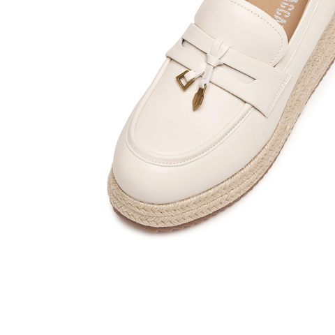 思加图2026春季新款马赛夏天一脚蹬渔夫鞋厚底乐福鞋女鞋H2263AA6