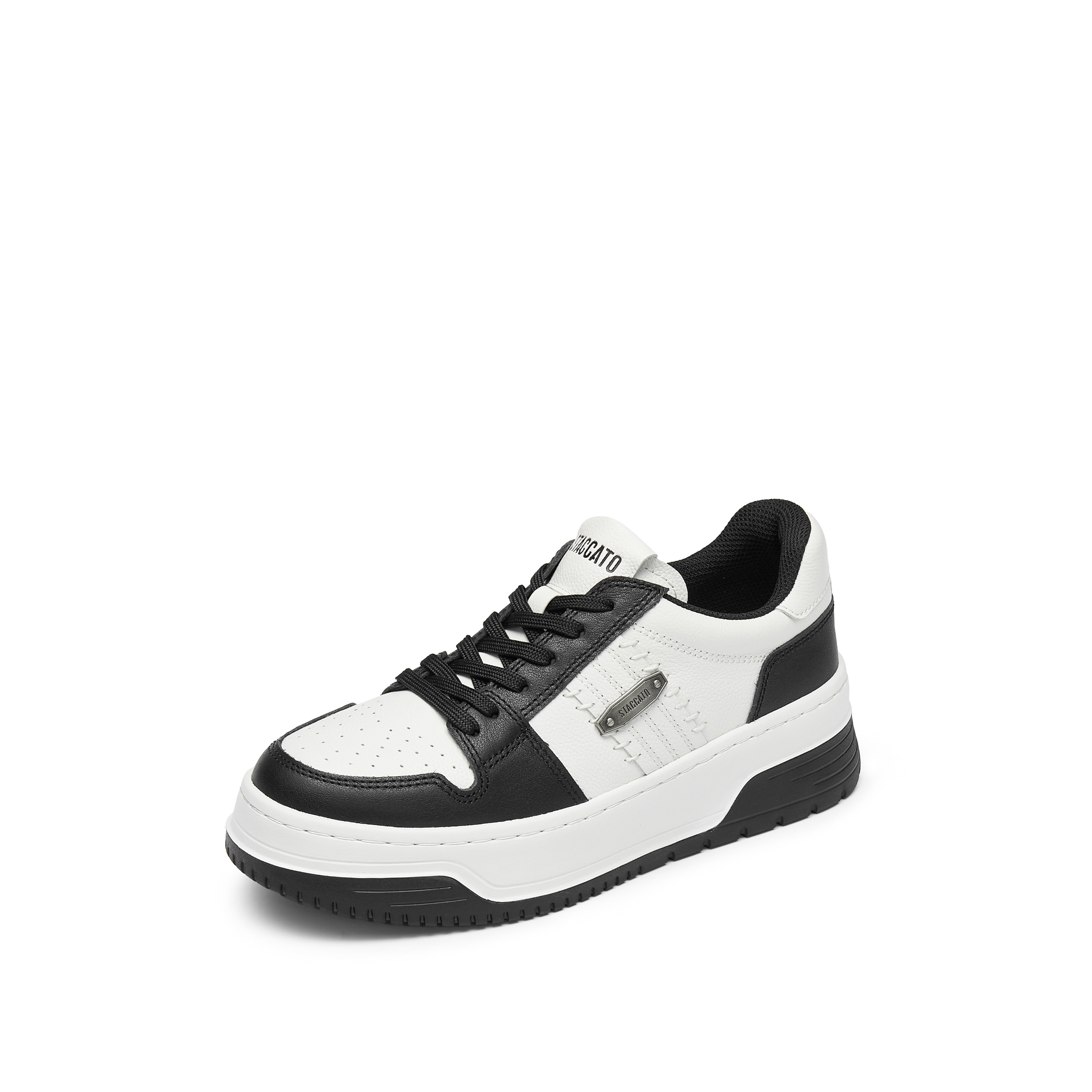 思加图2026春季新款补丁鞋厚底增高板鞋运动休闲鞋女鞋EUW06AM6