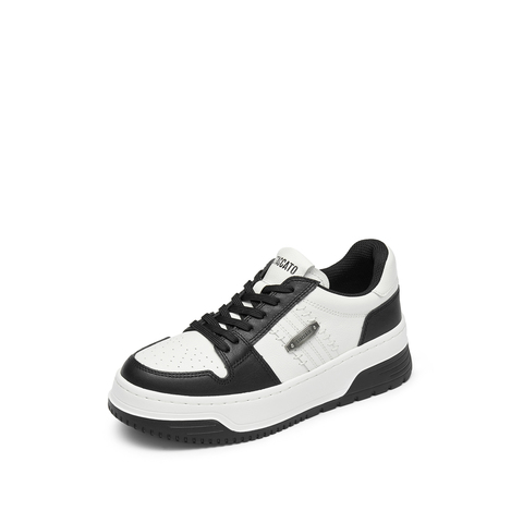 思加图2026春季新款补丁鞋厚底增高板鞋运动休闲鞋女鞋EUW06AM6