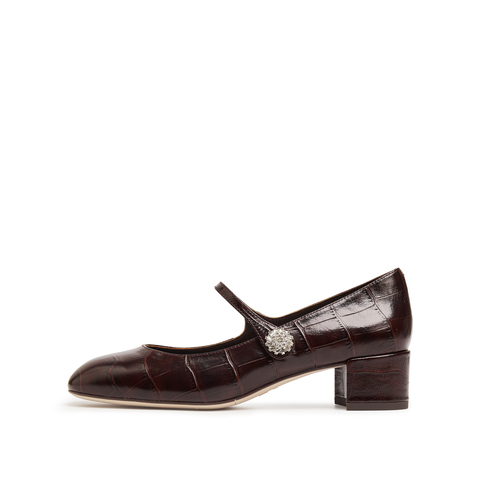 思加图2026春季新款玛丽法式玛丽珍鞋粗跟鞋单鞋女小皮鞋EGR01AQ6