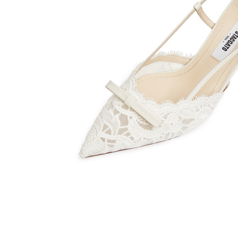 思加图2026春季新款Burano蕾丝岛仙女鞋细高跟鞋女EC134AH6