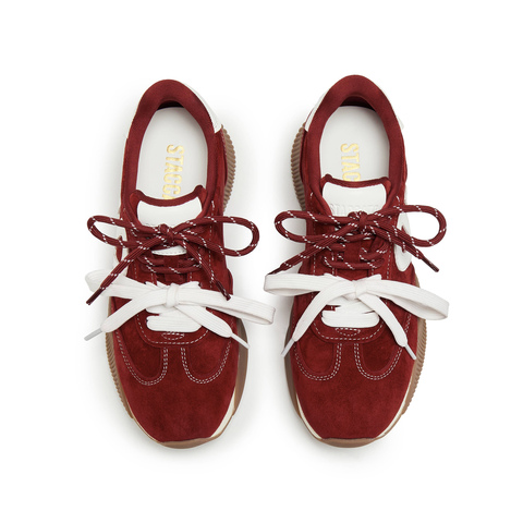 思加图2026春季新款百搭复古德训鞋阿甘鞋厚底运动休闲鞋Y2322AM6