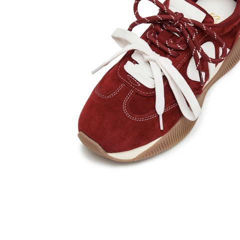 思加图2026春季新款百搭复古德训鞋阿甘鞋厚底运动休闲鞋Y2322AM6