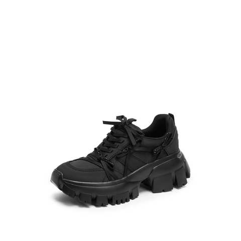 思加图2026春季新款蝴蝶甜心老爹鞋厚底增高运动休闲鞋女ECE90AM6