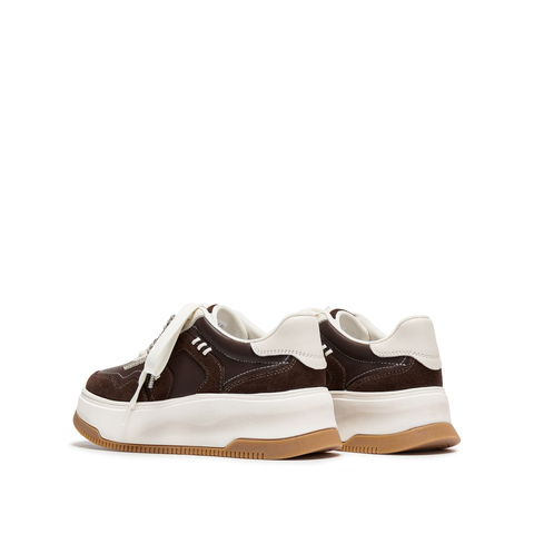 思加图2026春季新款百搭板鞋厚底增高运动休闲鞋小白鞋女L0063AM6