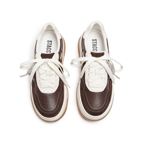 思加图2026春季新款百搭板鞋厚底增高运动休闲鞋小白鞋女L0063AM6