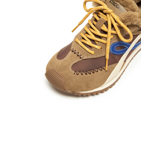 思加图2026春季新款时尚德训鞋运动休闲鞋平底鞋保暖女鞋J5526AM6