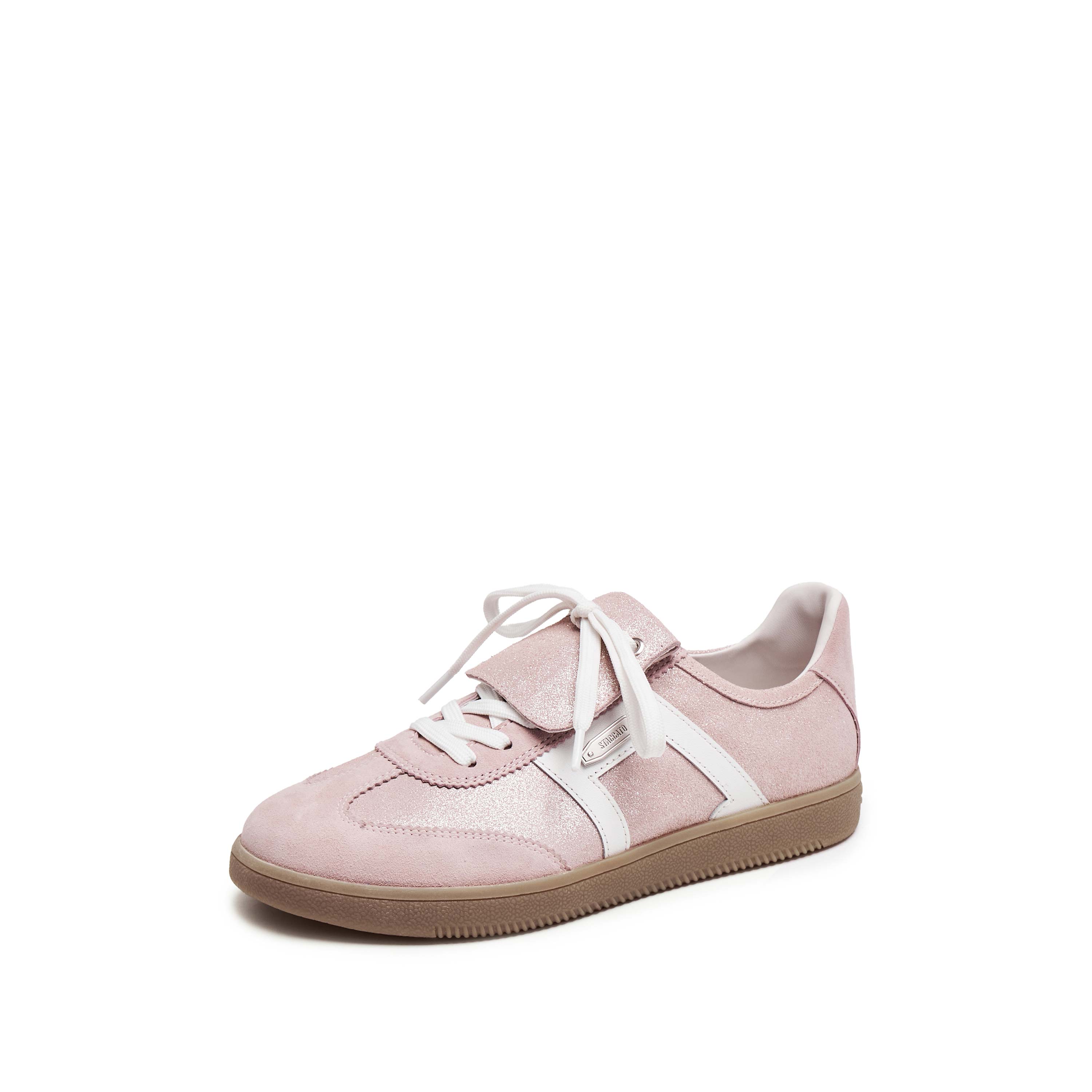 思加图2026春季新款小音符德训鞋阿甘鞋运动休闲鞋板鞋女鞋EE925AM6