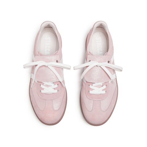 思加图2026春季新款小音符德训鞋阿甘鞋运动休闲鞋板鞋女鞋EE925AM6