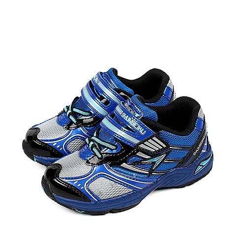 SYUNSOKU/瞬足春秋季浅蓝网布男小童运动鞋07132