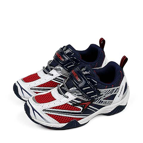 日本潮牌  SYUNSOKU/瞬足春秋季白色网布男小童运动鞋07300