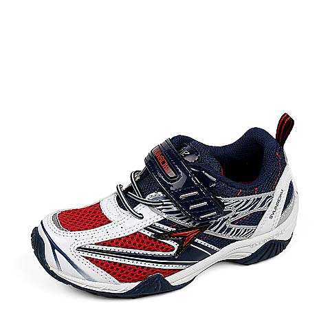 日本潮牌  SYUNSOKU/瞬足春秋季白色网布男小童运动鞋07300