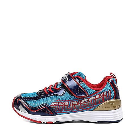 日本潮牌  SYUNSOKU/瞬足春秋季浅蓝网布男小童运动鞋07332