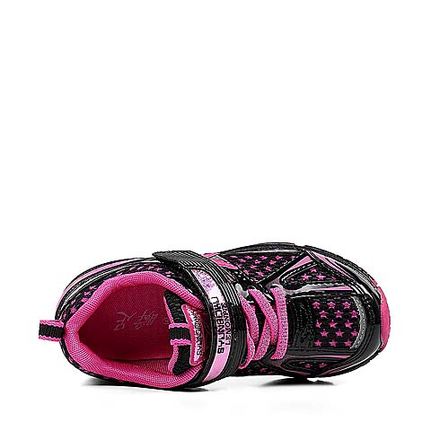 日本潮牌  SYUNSOKU/瞬足春秋季黑色网布女小童运动鞋09142