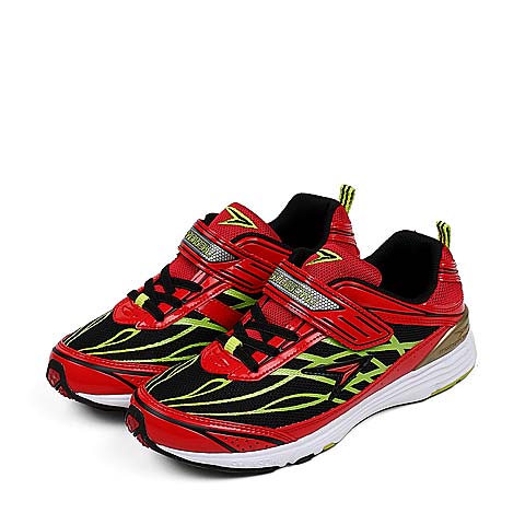 日本潮牌  SYUNSOKU/瞬足2013春季红色网布男中童运动鞋07422