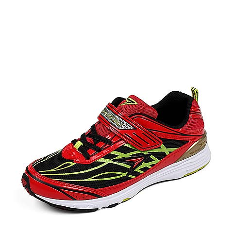 日本潮牌  SYUNSOKU/瞬足2013春季红色网布男中童运动鞋07422