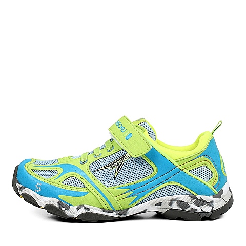 日本潮牌 SYUNSOKU/瞬足2013夏季绿色人造革男中童框鞋U01119