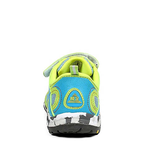 日本潮牌 SYUNSOKU/瞬足2013夏季绿色人造革男中童框鞋U01119