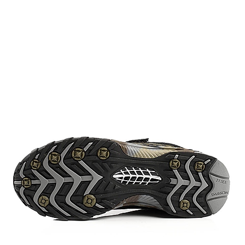 日本潮牌 SYUNSOKU/瞬足2013秋季军绿网布男中童不对称大底运动鞋U08010