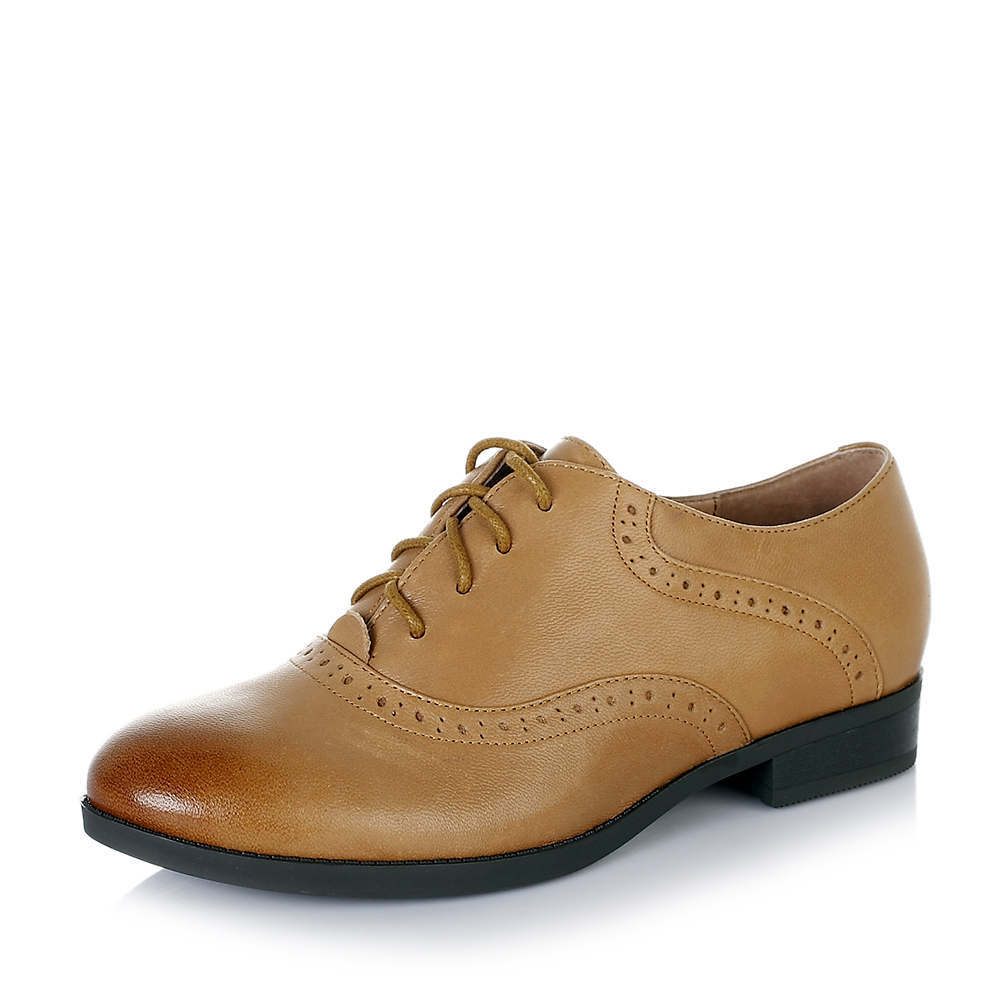 tata/他她棕色羊皮女皮鞋l2i23am5春季年图片-优购网上鞋城!