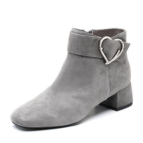 面料图案: 纯色 靴筒内里材质: 头层猪皮革 内增高: 无 鞋跟形状: 方