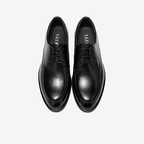 Tata/他她2020秋牛皮革德比鞋商务时尚正装男单鞋DSQN3CM0