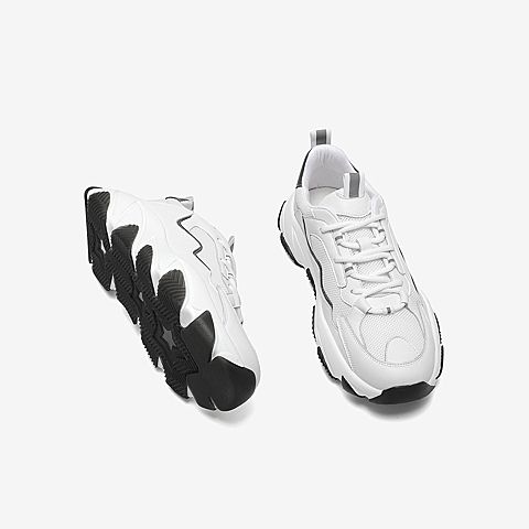 Tata他她2020秋专柜同款拼接网面鞋老爹鞋运动休闲男鞋DSQN9CM0