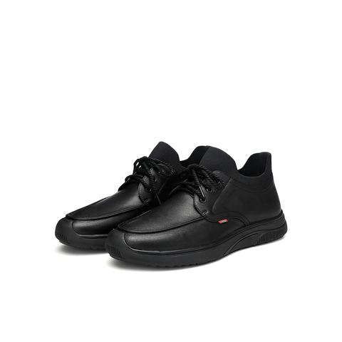 Tata/他她2020冬专柜同款绑带平底鞋拼接休闲鞋男鞋22720DM0