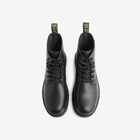 Tata/他她2020冬专柜同款马丁靴男高帮工装靴休闲靴新VTE01DD0