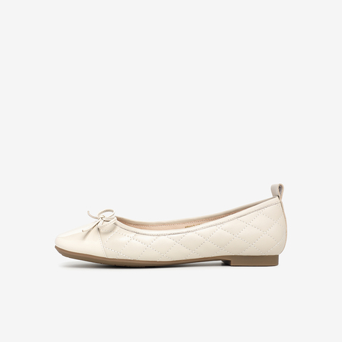 Tata/他她2021春拼接复古菱格单鞋舒适低跟新WPY02AQ1