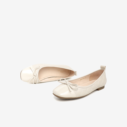 Tata/他她2021春拼接复古菱格单鞋舒适低跟新WPY02AQ1