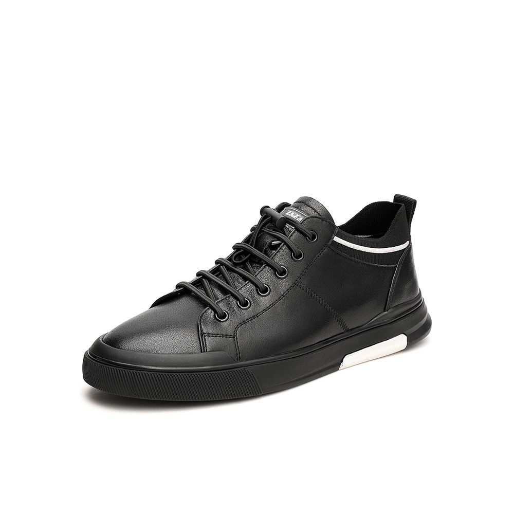 Tata/他她2021春专柜同款平底鞋板鞋时尚休闲男鞋舒适PXR01AM1