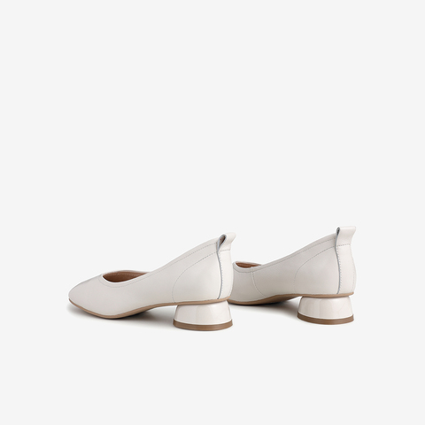 Tata/他她2021春专柜同款圆跟浅口鞋时尚单鞋女新款XYS01AQ1