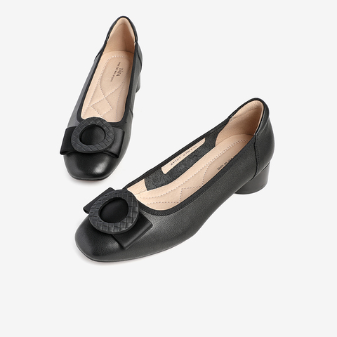 Tata/他她2021春专柜同款甜美时尚浅口鞋女单鞋新XYT01AQ1