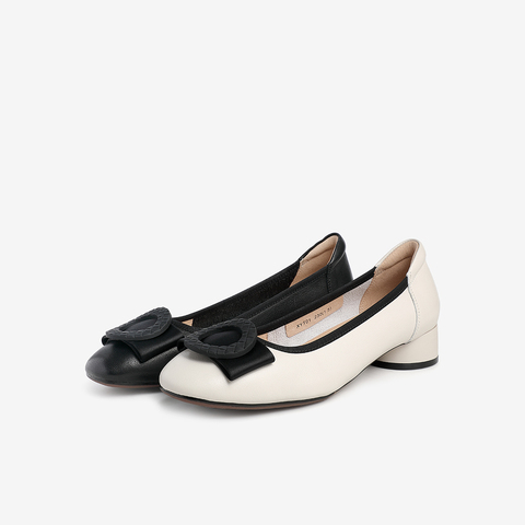 Tata/他她2021春专柜同款甜美时尚浅口鞋女单鞋新XYT01AQ1