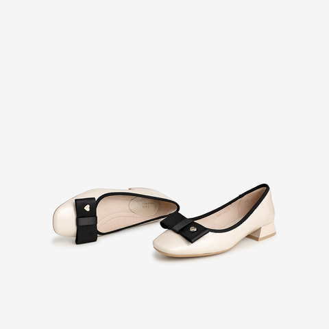 Tata/他她2021春专柜同款时尚方跟浅口鞋舒适单鞋新款XYR01AQ1