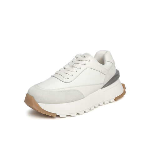 Tata/他她2021春专柜同款拼接老爹鞋百搭厚底女鞋W2L01AM1