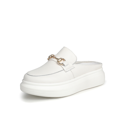 Tata/他她2021春后空穆勒鞋厚底包头拖休闲女鞋新款Y3I01AH1