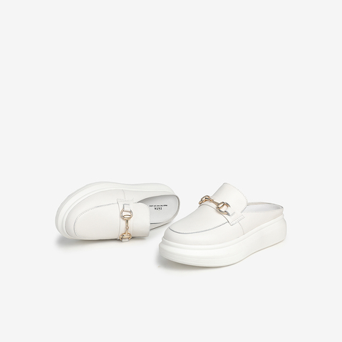 Tata/他她2021春后空穆勒鞋厚底包头拖休闲女鞋新款Y3I01AH1