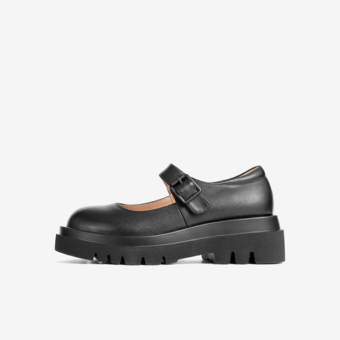 Tata/他她2021春复古玛丽珍鞋时尚厚底单鞋女鞋新W3R01AQ1