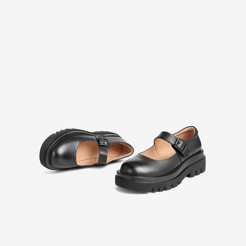 Tata/他她2021春复古玛丽珍鞋时尚厚底单鞋女鞋新W3R01AQ1