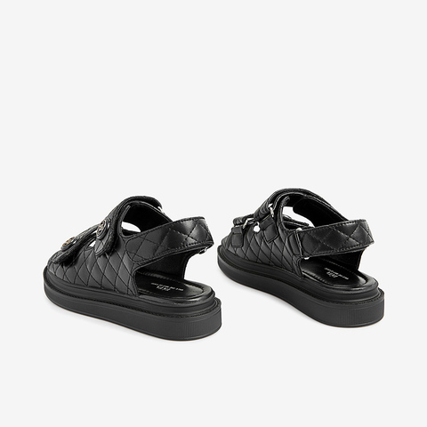 Tata/他她2021夏专柜同款时尚厚底沙滩鞋百搭女凉鞋GOX06BL1