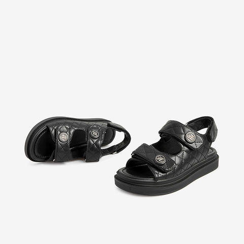 Tata/他她2021夏专柜同款时尚厚底沙滩鞋百搭女凉鞋GOX06BL1